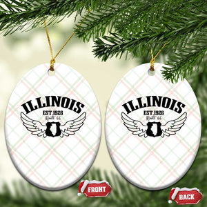 Illinois Route Highway 66 Souvenir Ceramic Ornament Open Road Adventure TS12 Print Your Wear