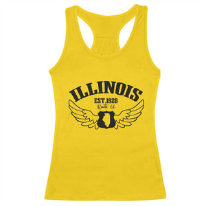 Illinois Route Highway 66 Souvenir Racerback Tank Top Open Road Adventure TS12 Daisy Print Your Wear