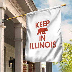 Keep Bear In Illinois CFB Garden Flag Chicago Pride Gift TS12 Print Your Wear