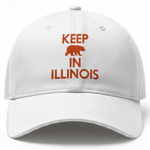 Keep Bear In Illinois CFB Baseball Cap Chicago Pride Gift TS12 Print Your Wear
