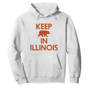 Keep Bear In Illinois CFB Hoodie Chicago Pride Gift TS12 White Print Your Wear