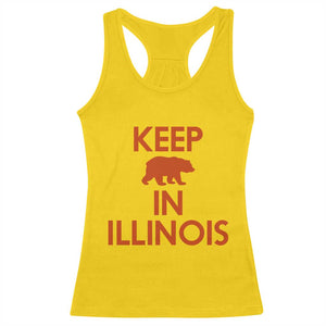 Keep Bear In Illinois CFB Racerback Tank Top Chicago Pride Gift TS12 Daisy Print Your Wear