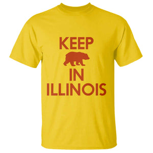 Keep Bear In Illinois CFB T Shirt Chicago Pride Gift TS12 Daisy Print Your Wear