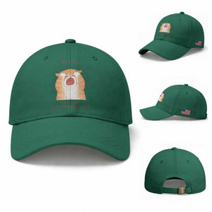 Its Fine I am Fine Everything is Fine Funny Cat Lover Baseball Cap TS12 Baseball Cap Universal Fit Irish Green Print Your Wear