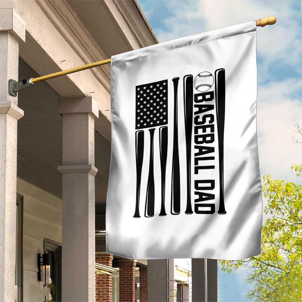 Baseball Dad Patriotic Garden Flag USA American Flag Gift TS12 Print Your Wear