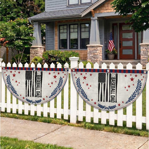 Baseball Dad Patriotic Fan Flag USA American Flag Gift TS12 2pcs pack Laurel Beige Print Your Wear