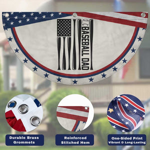Baseball Dad Patriotic Fan Flag USA American Flag Gift TS12 Print Your Wear