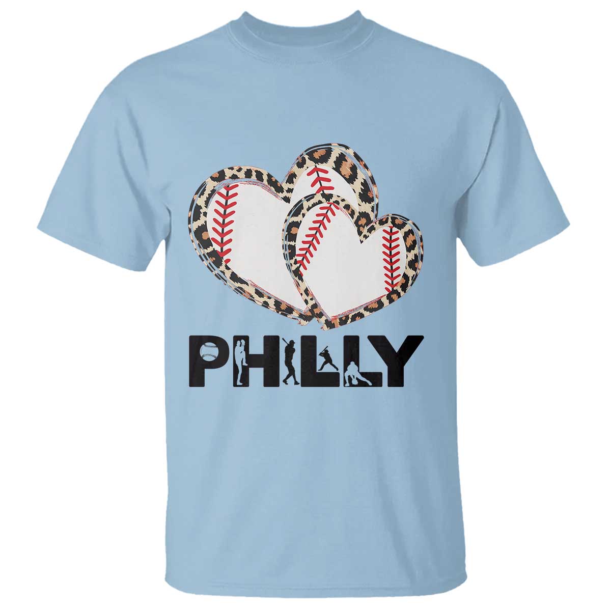 Funny Vintage Philly Baseball T Shirt Sport Humor Gift TS12 Light Blue Print Your Wear