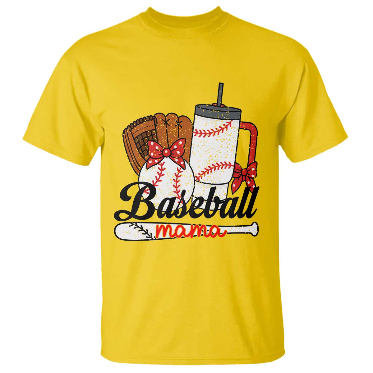 Baseball Mama T Shirt Funny Sports Mom Life Lover TS12 Daisy Print Your Wear