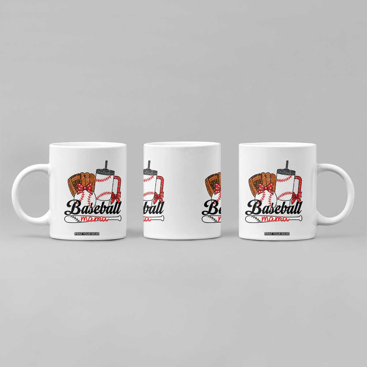 Baseball Mama Coffee Mug Funny Sports Mom Life Lover TS12 Print Your Wear