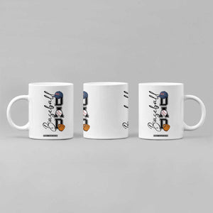 Baseball Dad Coffee Mug Funny Sports Papa Life Lover TS12 Print Your Wear