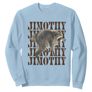 Jimothy The Raccoon Sweatshirt Vintage Trash Panda Animal Lover Gift TS12 Light Blue Print Your Wear