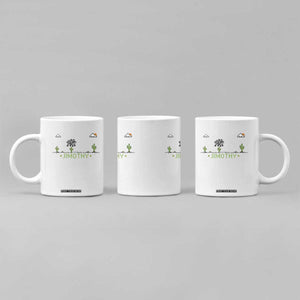 Funny Jimothy The Raccoon Coffee Mug Pixel Art Retro Gaming Trash Panda Meme TS12 Print Your Wear
