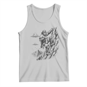 Funny Bigfoot Mountain Climber Tank Top Outdoor Hiking Adventure TS12 Ash Print Your Wear