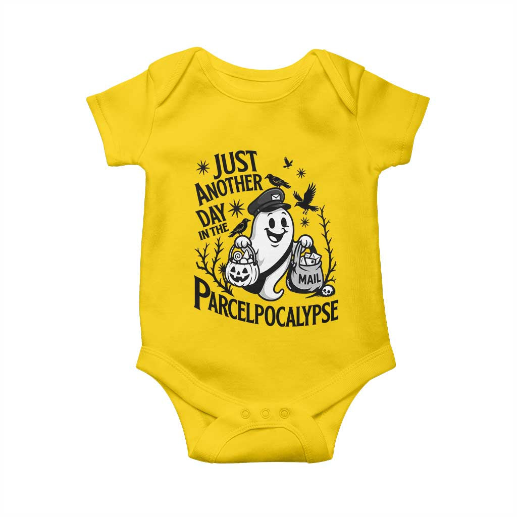Halloween Mail Carrier Spooky Ghost Baby Onesie