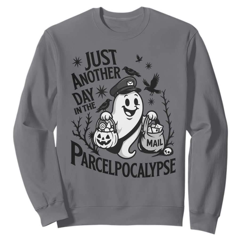 Halloween Mail Carrier Spooky Ghost Sweatshirt