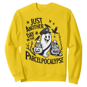Halloween Mail Carrier Spooky Ghost Sweatshirt