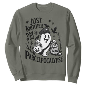 Halloween Mail Carrier Spooky Ghost Sweatshirt