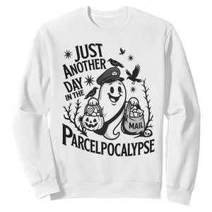 Halloween Mail Carrier Spooky Ghost Sweatshirt