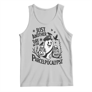 Halloween Mail Carrier Spooky Ghost Tank Top