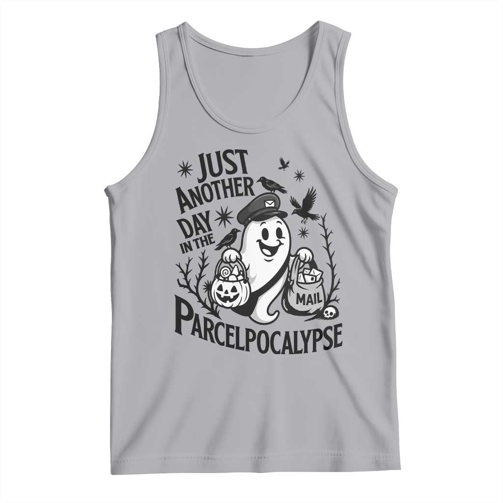 Halloween Mail Carrier Spooky Ghost Tank Top