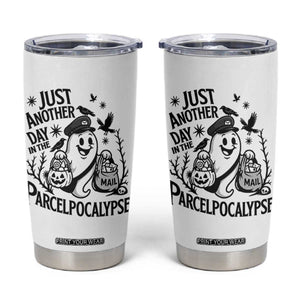 Halloween Mail Carrier Spooky Ghost Tumbler Cup
