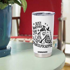 Halloween Mail Carrier Spooky Ghost Tumbler Cup