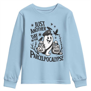 Halloween Mail Carrier Spooky Ghost Youth Sweatshirt