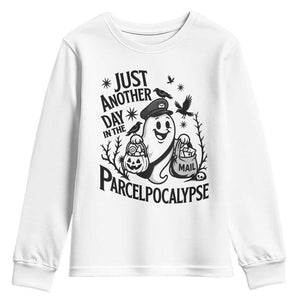 Halloween Mail Carrier Spooky Ghost Youth Sweatshirt
