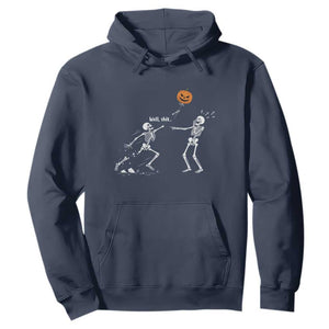 Funny Halloween Skeleton Lost Pumpkin Balloon Meme Hoodie