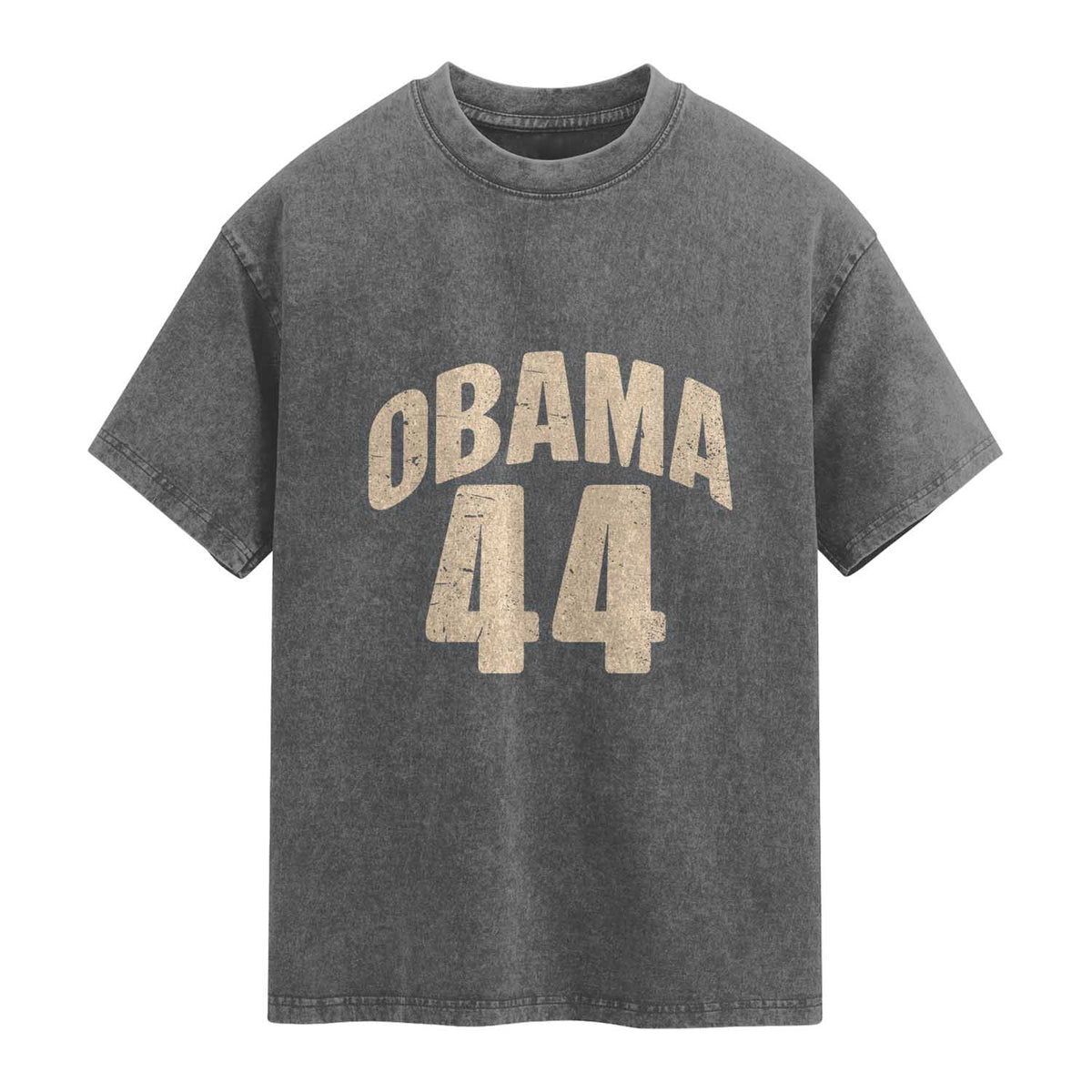 Obama 44 Vintage American History Nostalgia Gift Washed Cotton T-Shirt