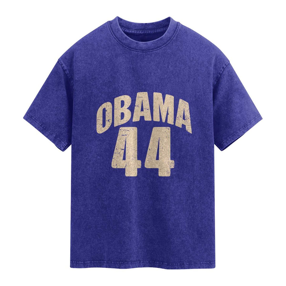 Obama 44 Vintage American History Nostalgia Gift Washed Cotton T-Shirt