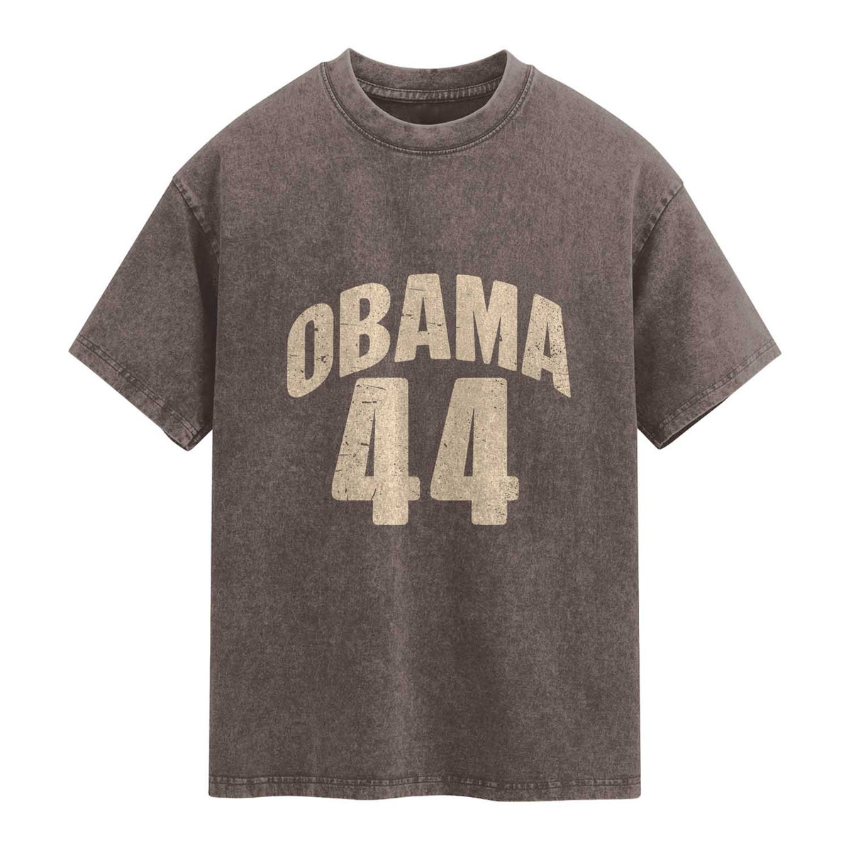 Obama 44 Vintage American History Nostalgia Gift Washed Cotton T-Shirt