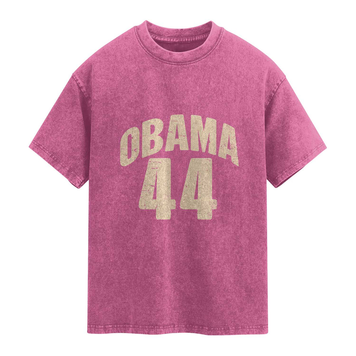 Obama 44 Vintage American History Nostalgia Gift Washed Cotton T-Shirt