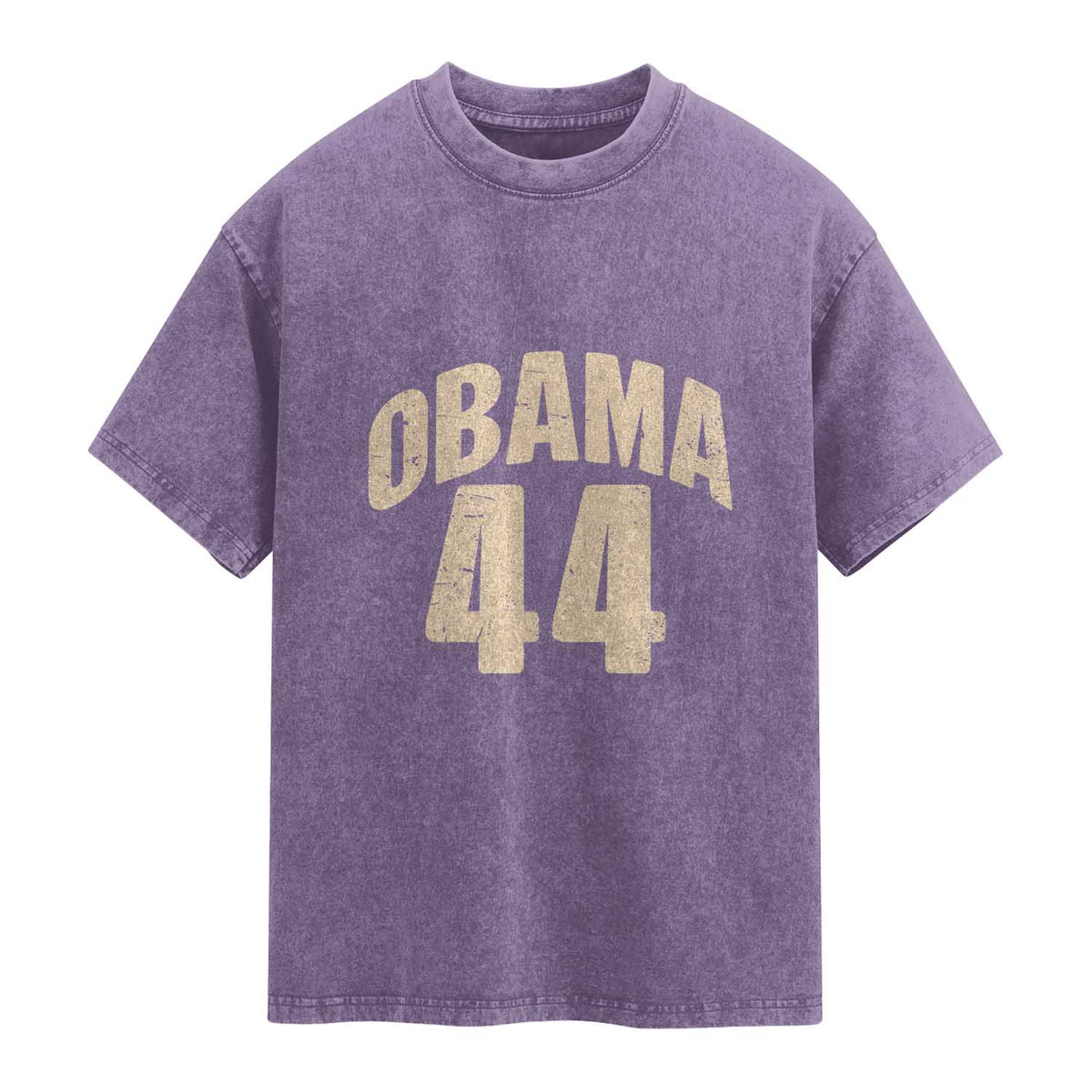 Obama 44 Vintage American History Nostalgia Gift Washed Cotton T-Shirt