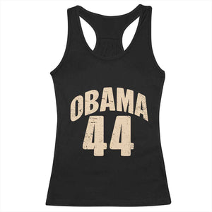 Obama 44 Vintage American History Nostalgia Gift Racerback Tank Top