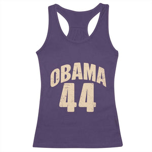 Obama 44 Vintage American History Nostalgia Gift Racerback Tank Top