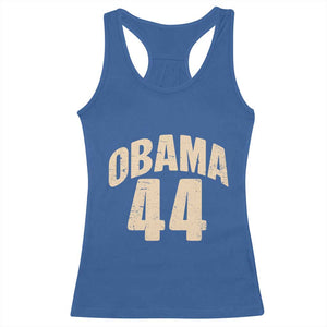 Obama 44 Vintage American History Nostalgia Gift Racerback Tank Top