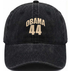 Obama 44 Vintage American History Nostalgia Gift Washed Cotton Baseball Cap