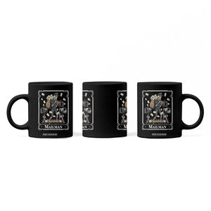 Skeleton Mailman Tarot Card Coffee Mug Funny Postal Worker Post Office Staff