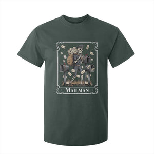 Skeleton Mailman Tarot Card T Shirt For Kid Funny Postal Worker Post Office Staff