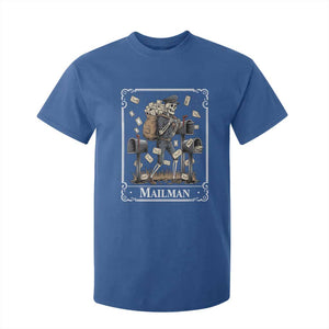 Skeleton Mailman Tarot Card T Shirt For Kid Funny Postal Worker Post Office Staff