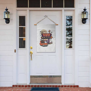 Halloween Haunted Cat Motel Garden Flag Funny Meowschief Cat Lovers