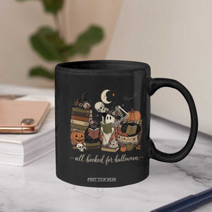 Spooky Bookish Reader Coffee Mug All Booked For Halloween