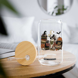 Spooky Bookish Reader Glass Can All Booked For Halloween