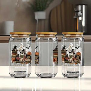 Spooky Bookish Reader Glass Can All Booked For Halloween