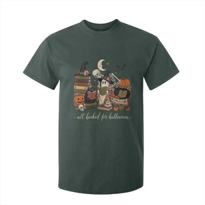 Spooky Bookish Reader T Shirt For Kid All Booked For Halloween