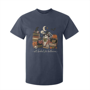 Spooky Bookish Reader T Shirt For Kid All Booked For Halloween