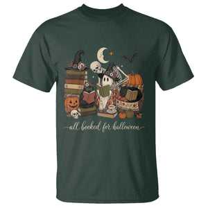 Spooky Bookish Reader T Shirt All Booked For Halloween