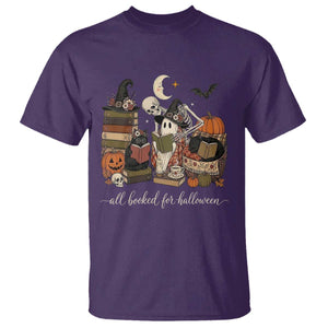 Spooky Bookish Reader T Shirt All Booked For Halloween